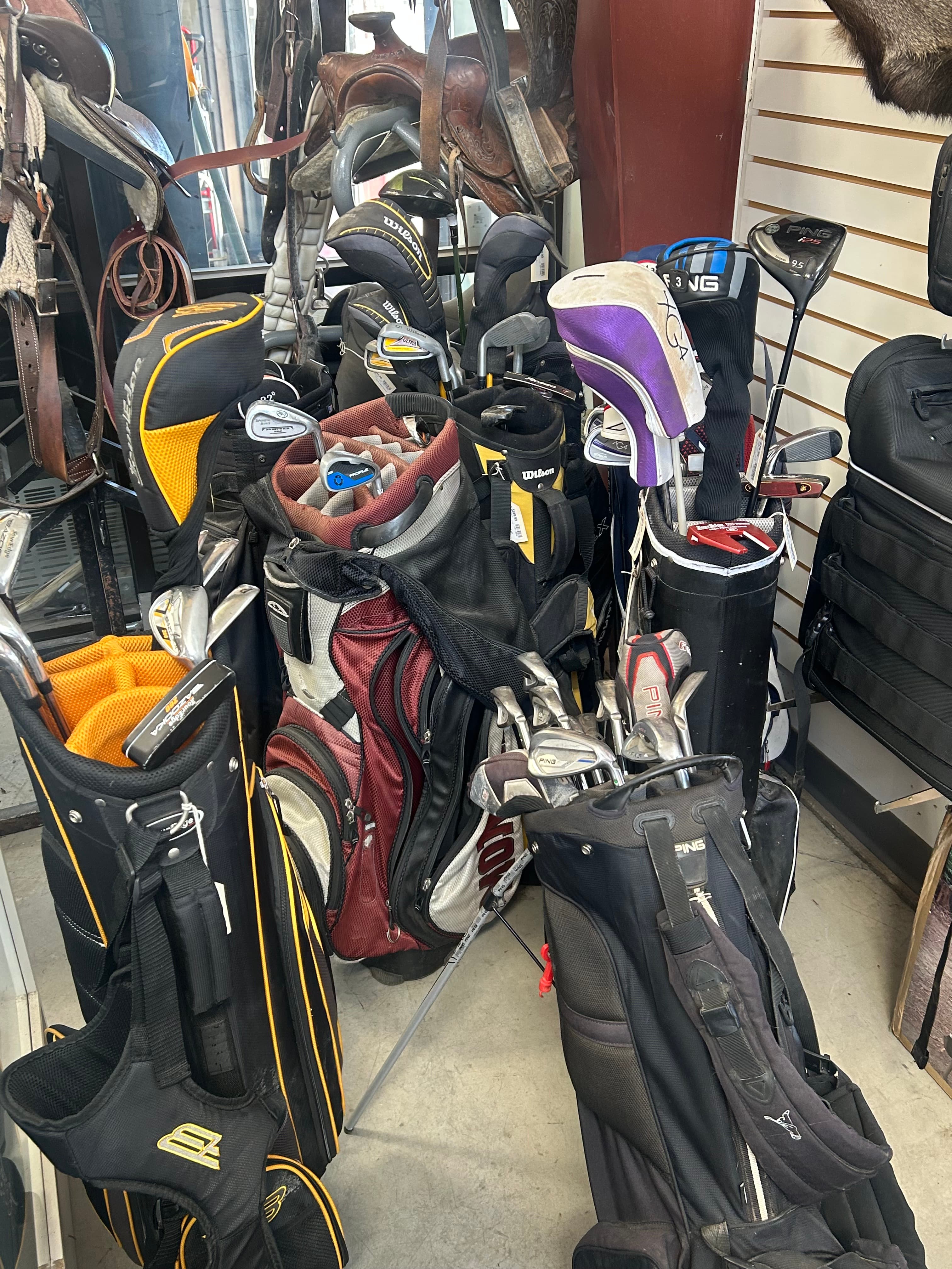 Cash 1 Pawn golf clubs, bags, and golf equipment including Ping, Wilson, and Cobra brands for sale - buy golf clubs missoula | Missoula MT