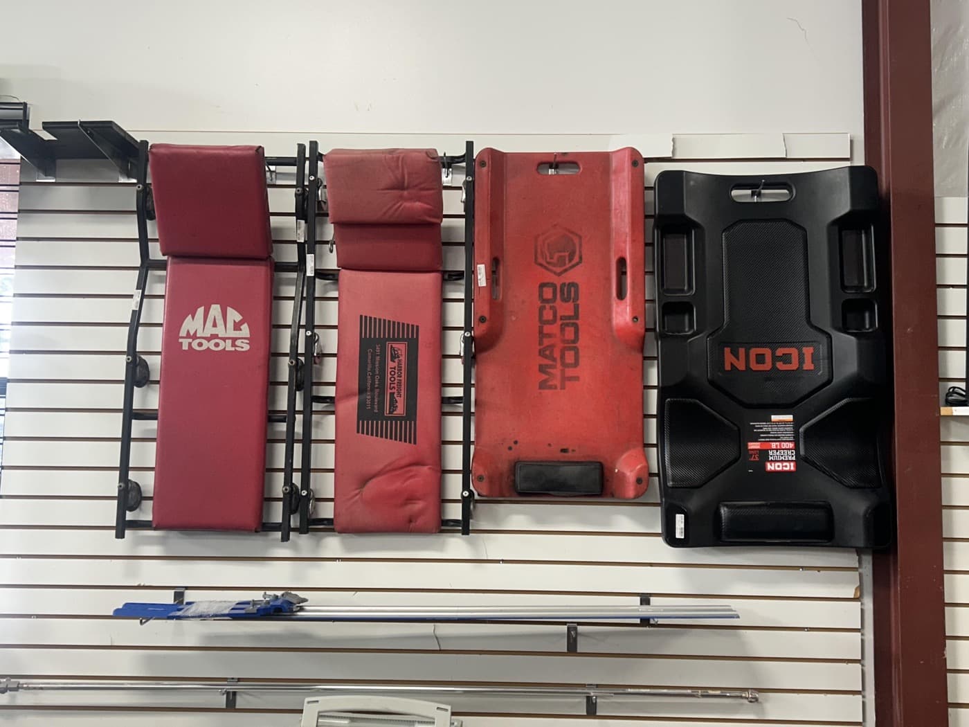 Automotive mechanic creepers in the Cash 1 Pawn tool section